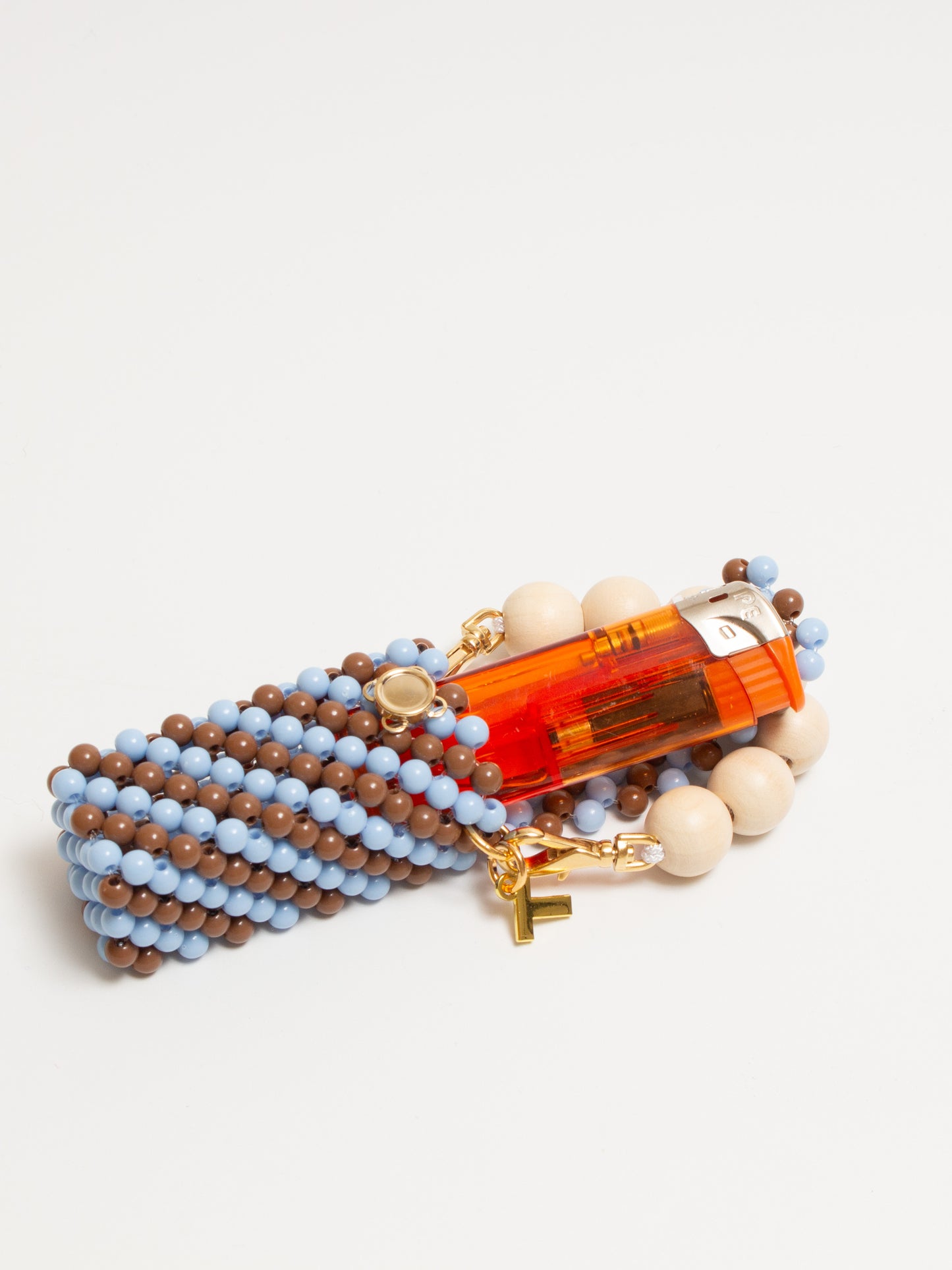 【2/25 20:00-販売】Lip case （blue × brown）