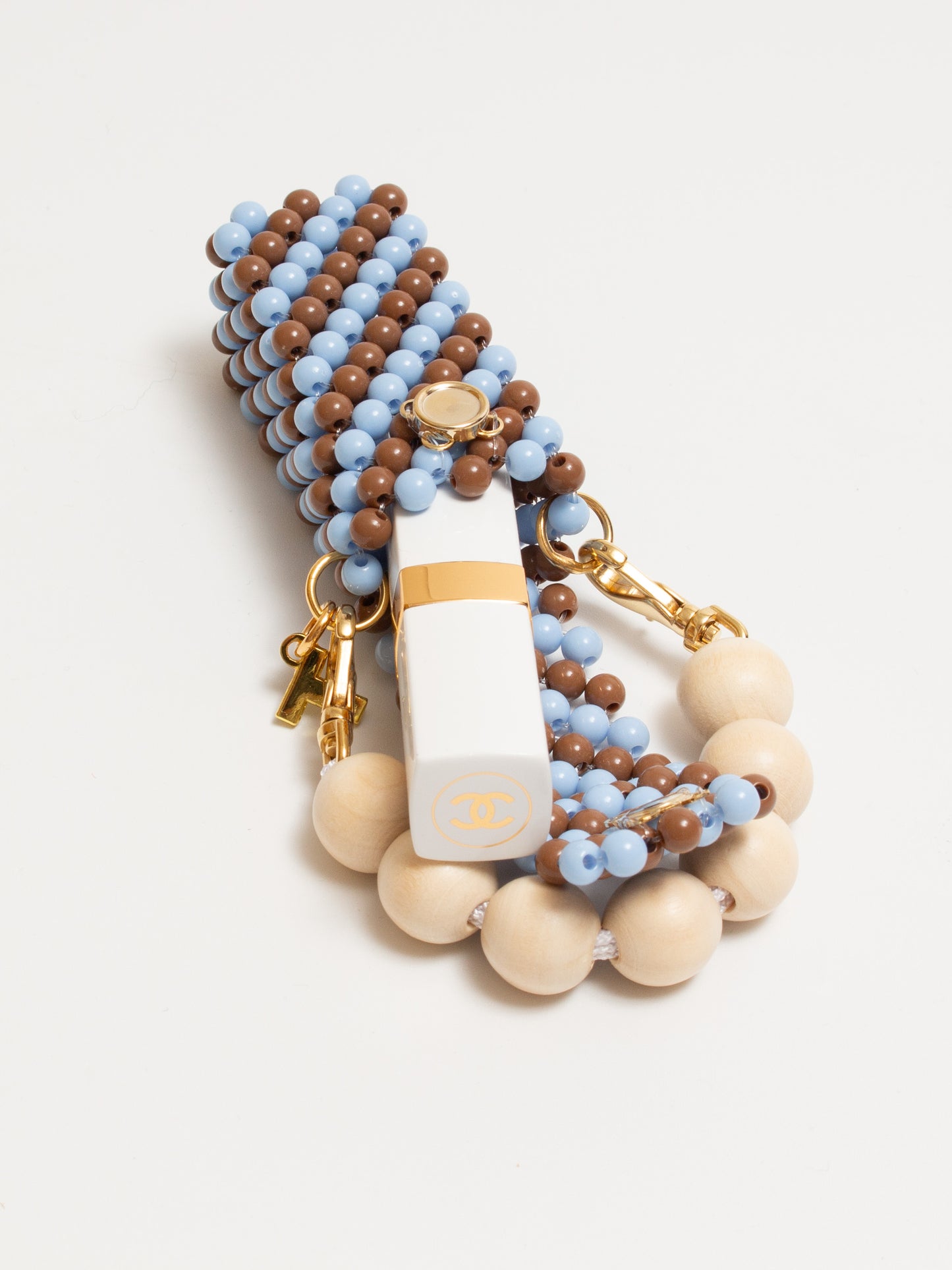 【2/25 20:00-販売】Lip case （blue × brown）