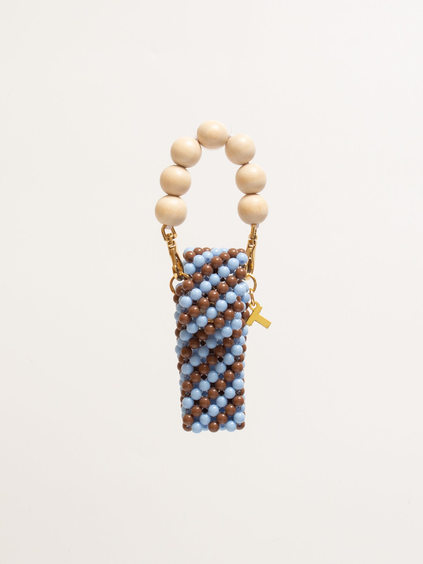 【2/25 20:00-販売】Lip case （blue × brown）